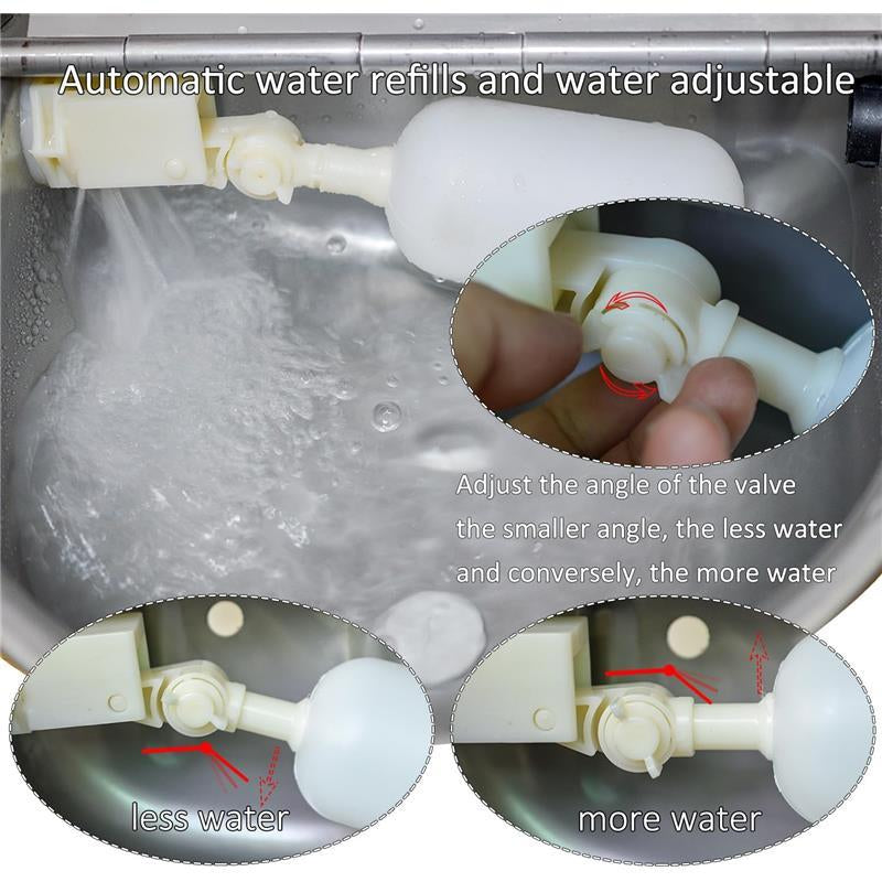 Automatic Dog Water Bowl Dispenser Large Size Pet Waterer Feeder Stainless-Steel Water Trough for Poultry and Small Livestock